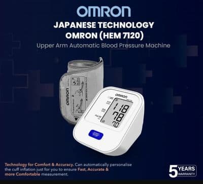 Omron Digital Blood Pressure Monitor (Model-HEM-7120)_img_1